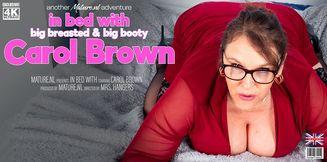 Carol Brown  -  Would you love it to step in bed with huge breasted MILF Carol Brown? https://www.mature.nl/en/update/14332