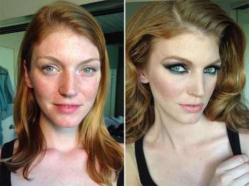Jana Rochelle https://cgfrog.com/25-before-and-after-images-reveal-the-power-of-makeup-by-melissa-murphy/3/ Though, after acknowledging the skill of Melissa Murphy the makeup artist, I prefer the no-makeup version by far