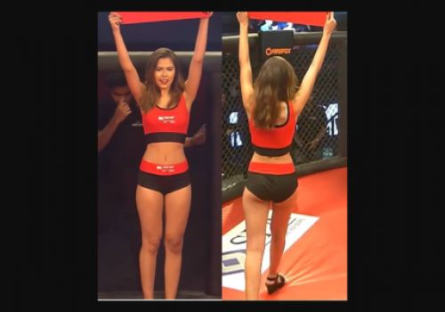 Whats the name of this ring girl?SHE WAS IN MTV INDIA SUPER FIGHT LEAGUE SEASON 2