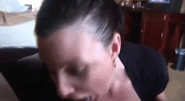 Name of this cock sucking brunette?