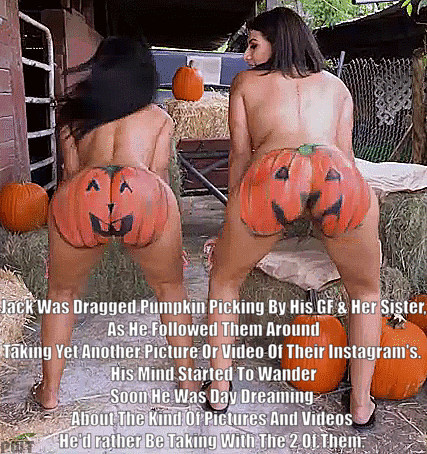 Rose Monroe, Valentina Monroe And J Mac In Pumpkin Booty Patch
