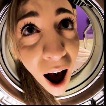 Josephine Jackson in "Stuck In A Washing Machine". 