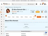 Alice Romain
aka Alice Romaine