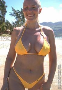 Amateur Wicked Weasel bikini competition entrant from 2003. She's probably Australian. 