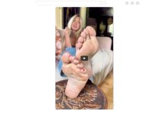 big gorgeous soles from gorgeous blone