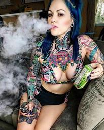 Pandora Blue https://inkppl.com/en/magazine/tattoo-models/tattoos-and-vape-pandora-blue https://www.famousbirthdays.com/people/pandora-blue.html  https://www.dailystar.co.uk/real-life/tattoo-model-says-shes-better-30238903 https://www.instagram.com/itspandorablue_backup_page/ https://www.instagram.com/pandorablue02/ 