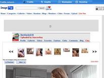 blonde shemale in stockings Janelle Fennec rides big dick as cowgirl
