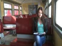 Think the web site is called sex pick up or?  and name given to title or female is Masha:  http://24x7tube.com/pickup-cutie-stayed-out-of-her-jeans-scene-1-1032737.html?cat=Best