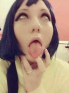 Ahegao Kitten, maybe?

http://theahegaokitten.tumblr.com/