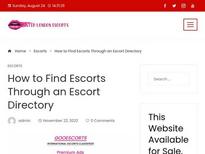 How to Find Escorts Through an Escort Directory