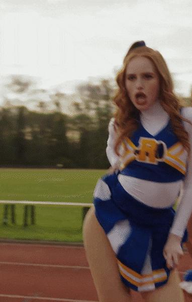 Madelaine Petsch. In the show Riverdale.