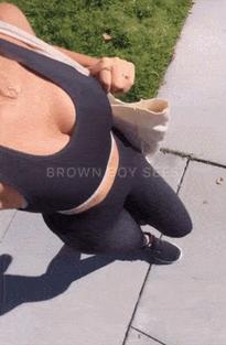 i dont think its the same girl the one walking in black and the other one look different but the one having sex and showing her tits looks like Numi Zarah
