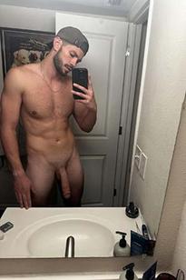 College gay dude with a huge soft cock