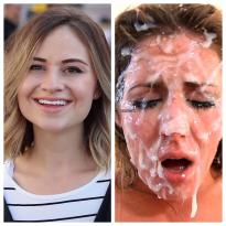Sheena Shaw scene is from Massive Facials 6 (left pic is not her)