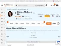 Gianna Michaels
aka Becky / Genia / Giana Michaels / Gianna / Gianna Micheals / Gianna Nelson / Gianna Rossi / Gianni / Mistress Gianna