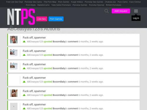 This user ABCeasyas123 is wreaking the site