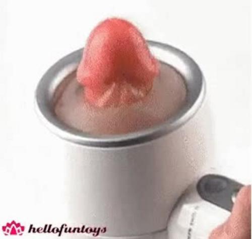 What is the name of the woman in this HelloFunToys ad?