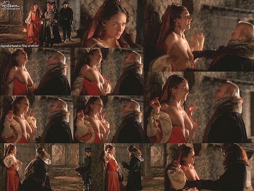 Hajnalka Pandi shows her nude tits at Day of Wrath