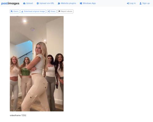 This girl in up front