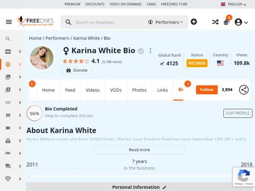 Karina White
aka Karina / Samantha