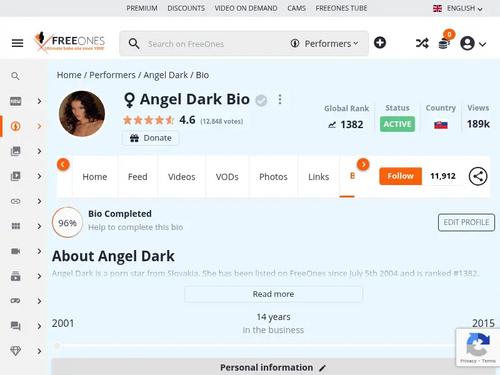 Angel Dark
aka Angel / Viktoria / Angel A / Debora / Vicky / Viki / Wicky A / Zova