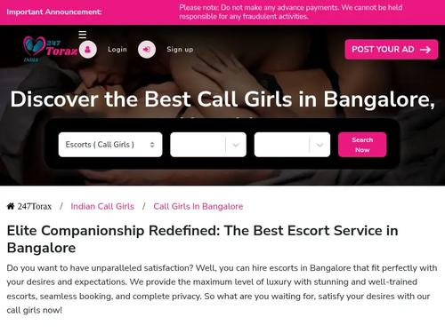 Escort Service in Bangalore