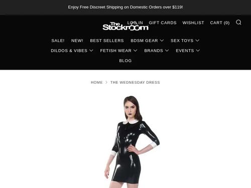 name model girl black latex dress