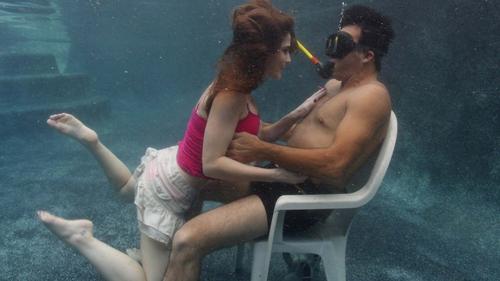 Molly Jane underwater lap dance
