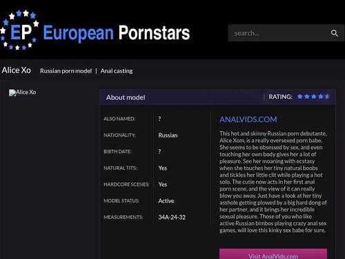 Alice Xo Russian porn model