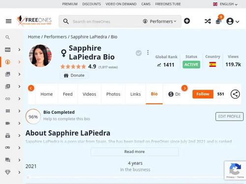Sapphire LaPiedra