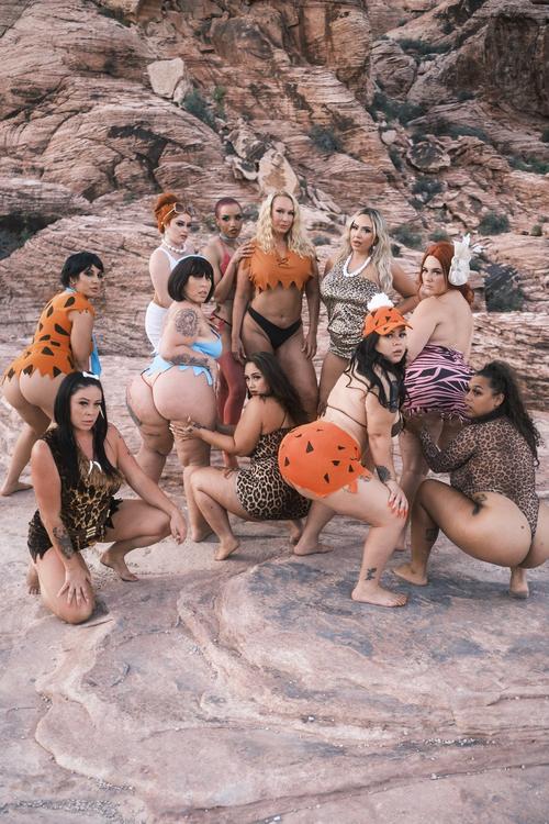 Who is the woman in blue?