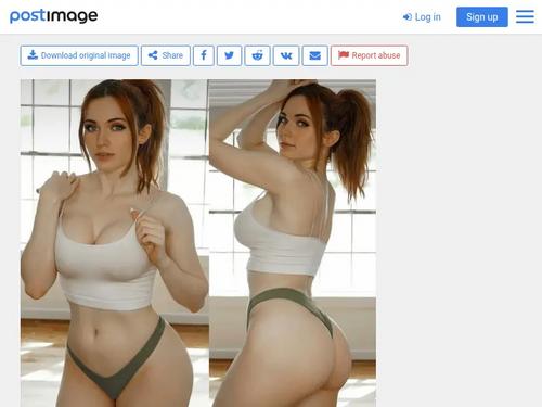 Cosplayer and twitch streamer Amouranth.