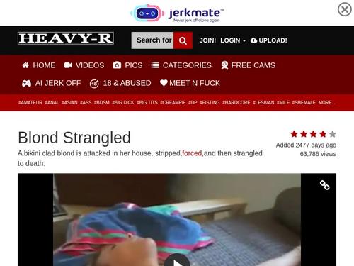 Veronika Raquel from Necro Videos - Strangle Stories