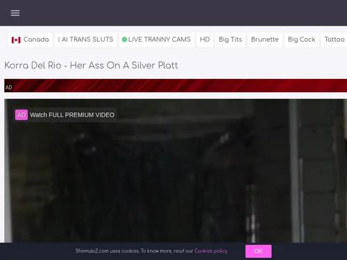 10 10 Korra del Rio shemale 