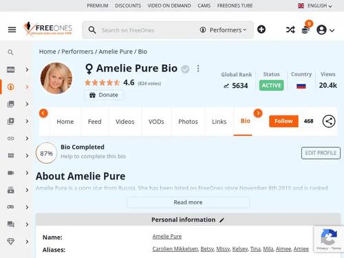 Amelie Pure
aka Amiee / Carolien Mikkelsen / Devon / Missy 