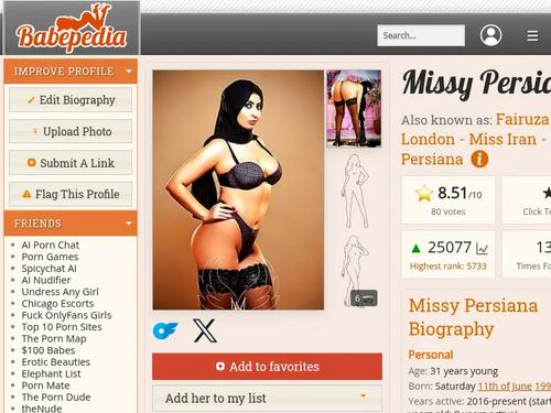 Missy Persiana aka Fairuza  Fairuza London  Miss Iran  Miss Persiana