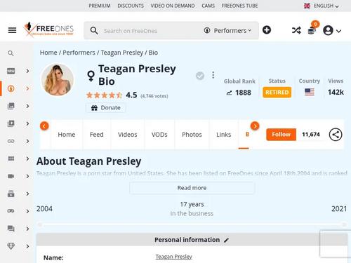 Teagan Presley 