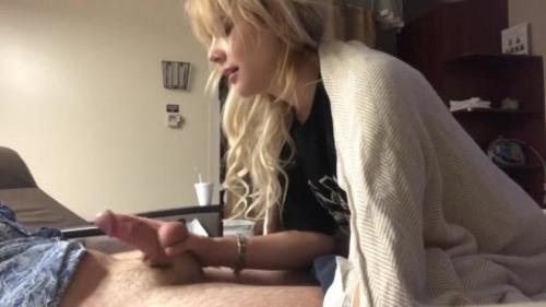 Petite Blonde Teen Fucked in Hospital Bed 