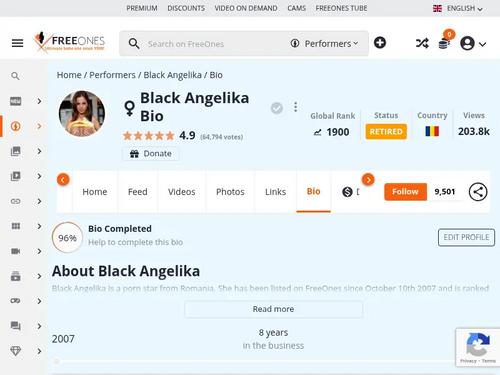 Black Angelica
aka Black Angelika / Angelica / Angelika / Amelie Loren / Angelica Black / Angelika Black / Kelsey Passion / Nadine / Nicole / Rima A / Sophie