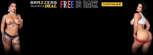 Whats the name of the pornstar on the right side? Brazzers ad on pornhub