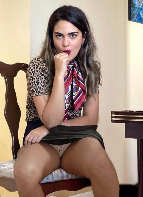 Fake image. The face of Andrea Chavez Trevino, mexican activist and politician, was inserted.