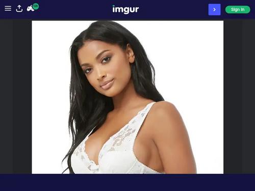 Who is this sexy Ebony babe in lingerie?