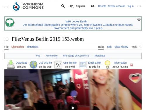In this enclosed link there is a dark haired star with a pink dildo She performed in the Bongacams stand at the Venus Berlin fair 2019 Who is she please? httpscommonswikimediaorgwikiFileVenusBerlin2019153webm