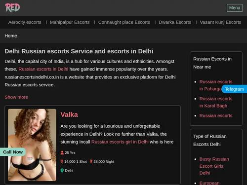 Russian Escorts in Delhi