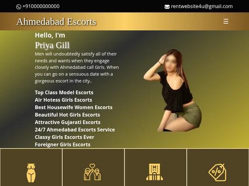 Ahmedabad Escorts  Priya Gill 24x7 Best Escort Service
