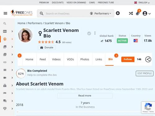 Scarlett Venom
aka Scarlet Venom