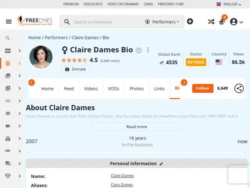 Claire Dames
aka Clair Dames