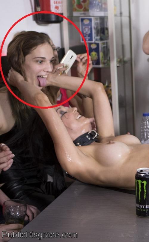 She appears on Public Disgrace with Irina Vega and Francys Belle