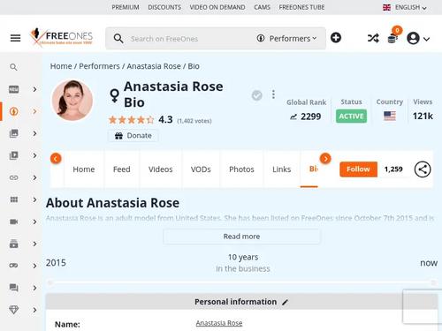 Anastasia Rose
aka Lydia