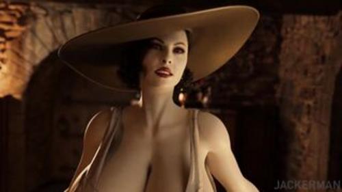 Dinner at Castle Dimitrescu - Jackerman , [https://rule34video.com/video/3060156/dinner-at-castle-dimitrescu-jacker-man/]